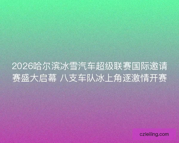 2026哈尔滨冰雪汽车超级联赛国际邀请赛盛大启幕 八支车队冰上角逐激情开赛